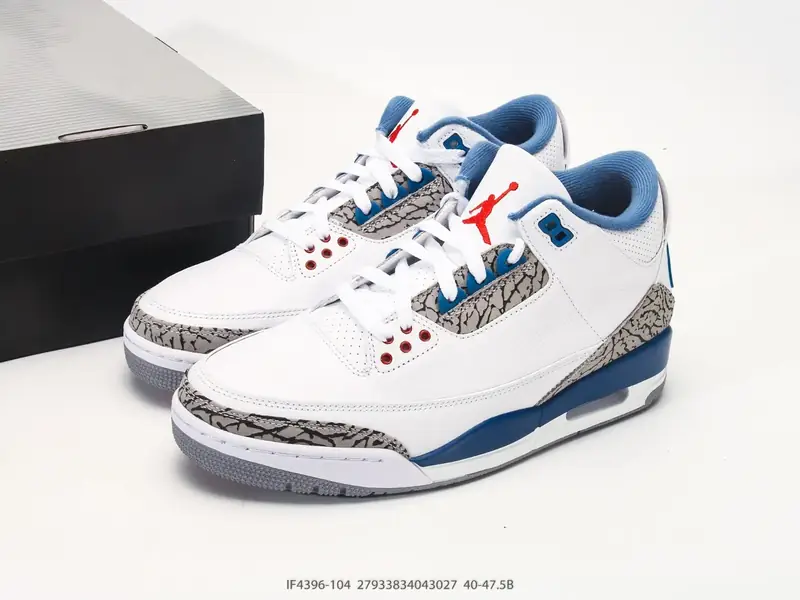 Air Jordan AJ3 Retro "奇才白蓝2026 "迈克尔·乔丹AJ3代中帮复古休闲运动文化篮球鞋 # IF4396-104 #27933834043027